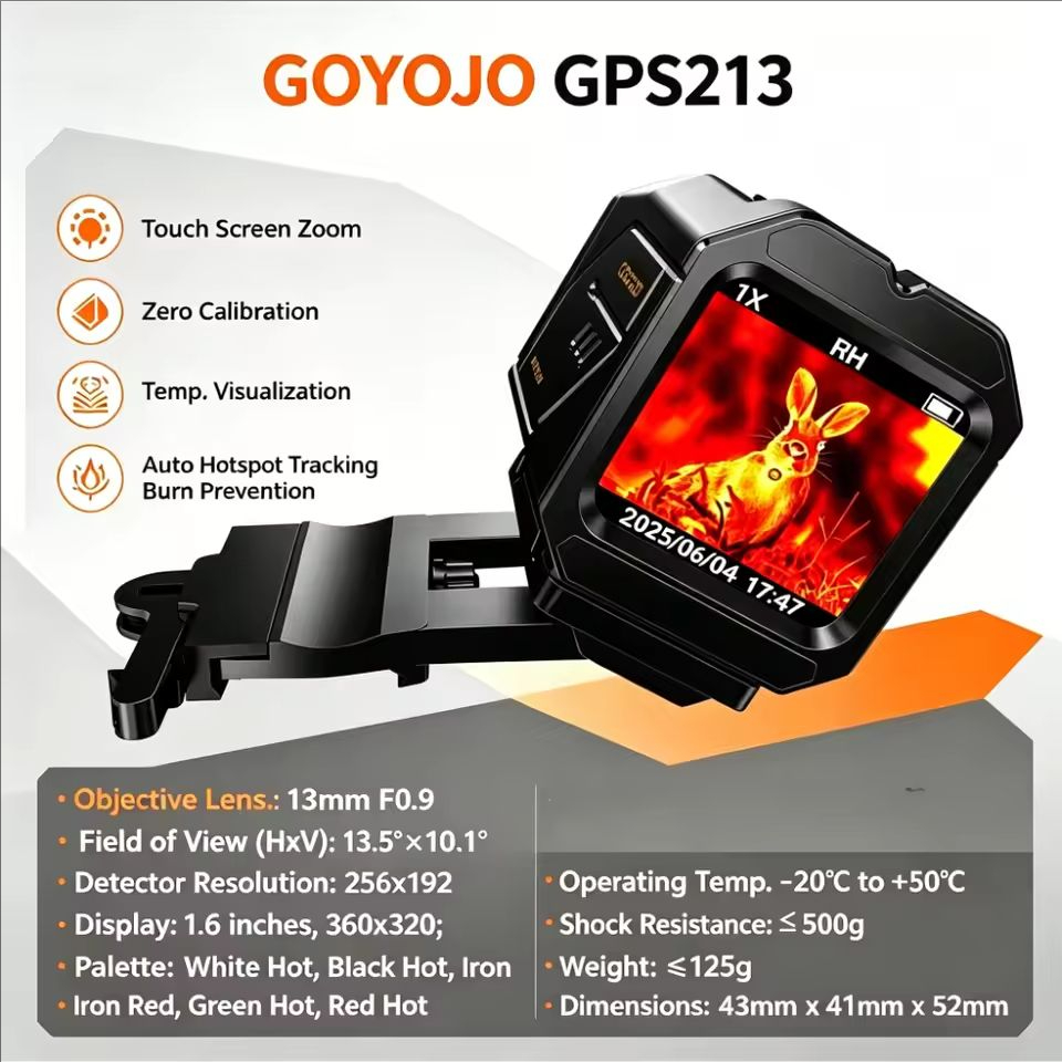 Thermal Imaging Camera 256X192 - GOYOJO Mini Cámara Termográfica Táctil Infrarroja,