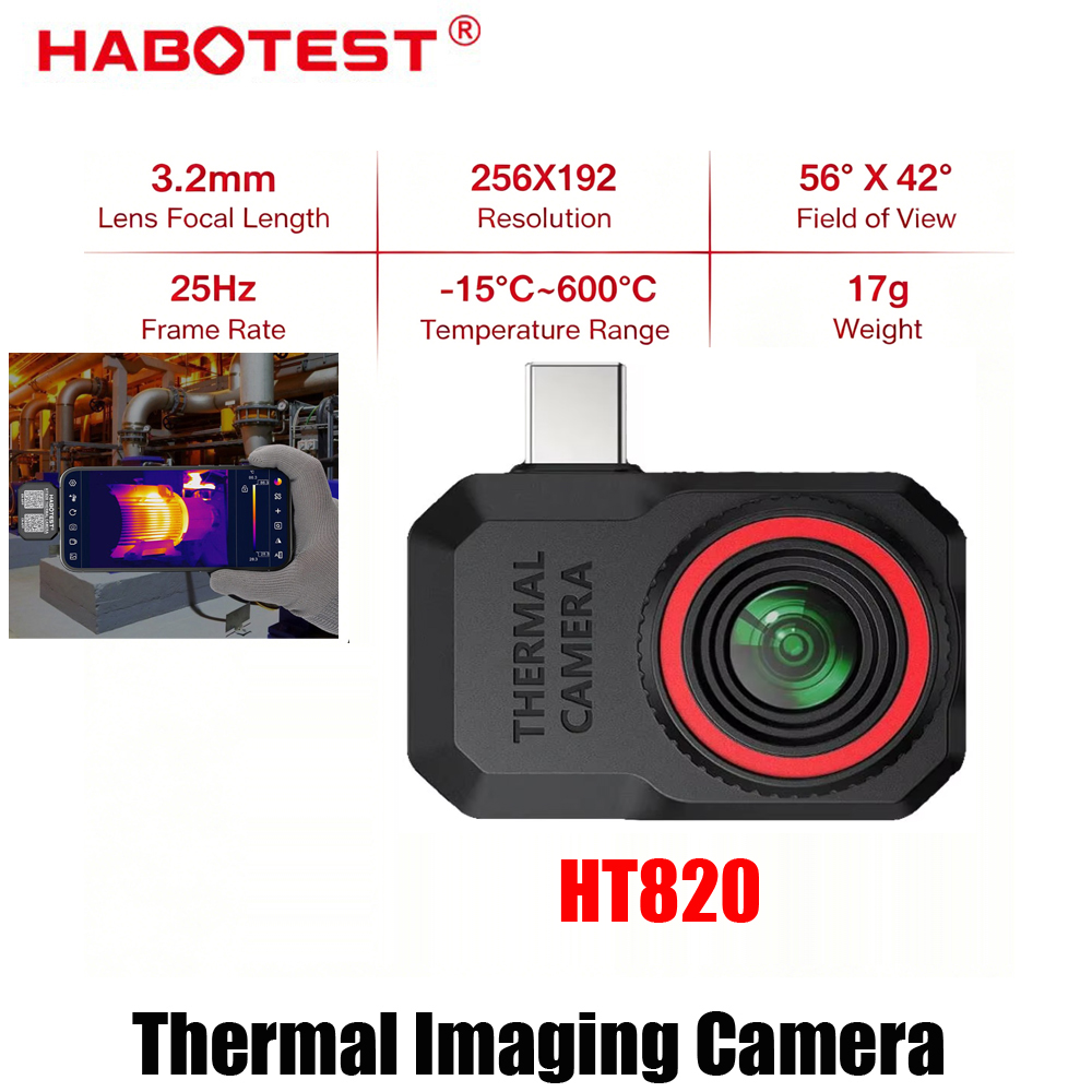 Thermal Imaging Camera 256X192 - Nueva Cámara Termográfica para Teléfono HABOTEST
