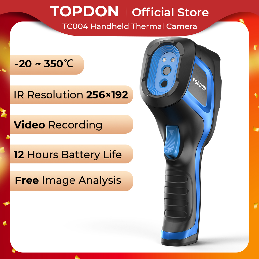 Topdon Tc001 Thermal Camera - TOPDON TC004 Precisión de alta resolución