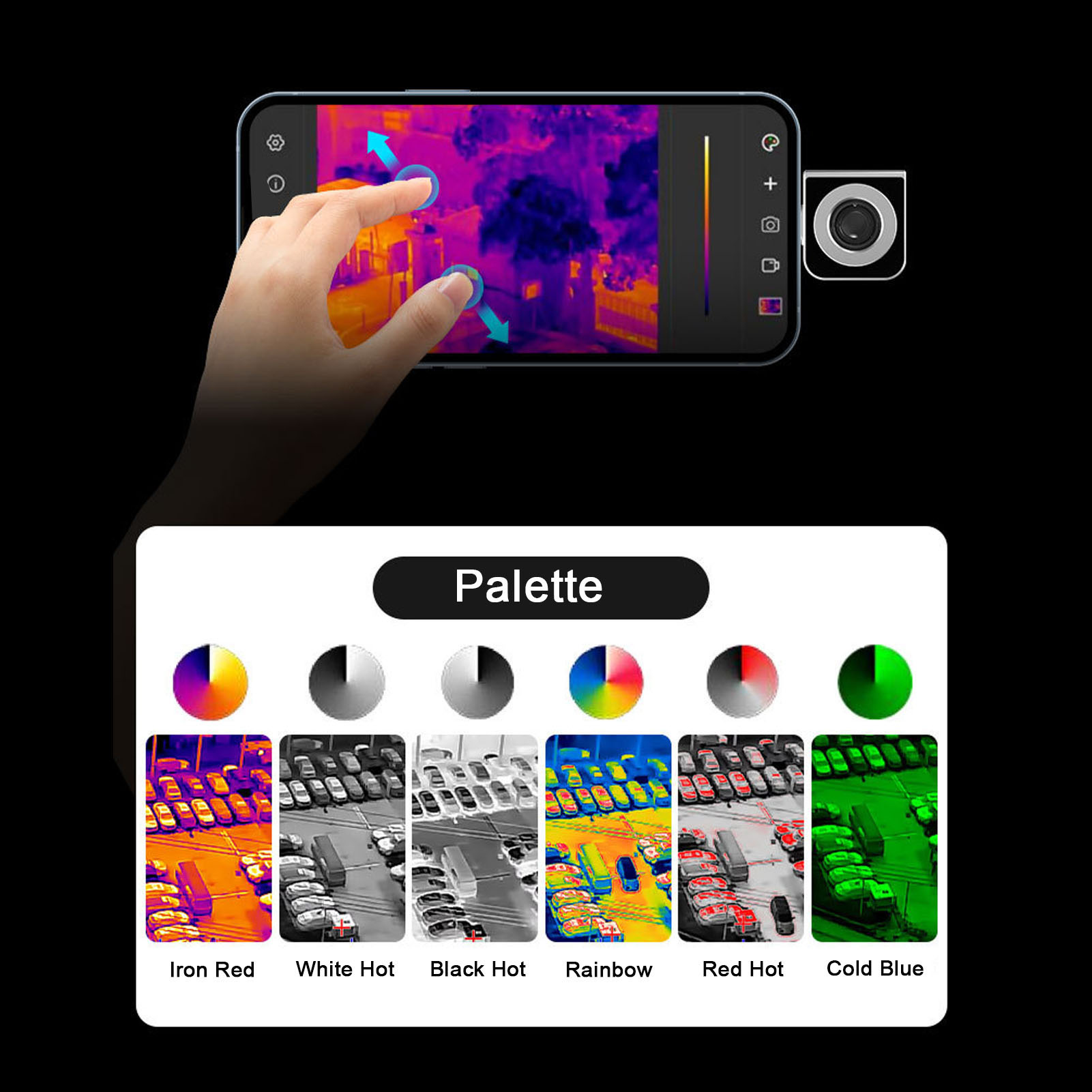 Thermal Imaging Camera 256X192 - Cámara térmica 256x192 Resolución 25Hz IP54