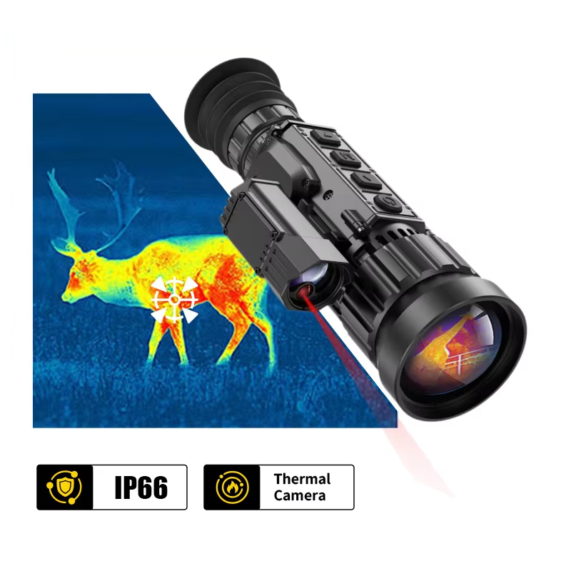 Thermal Scope Night Vision Monocular - Monocular Térmico Infrarrojo de 384x288 35mm,