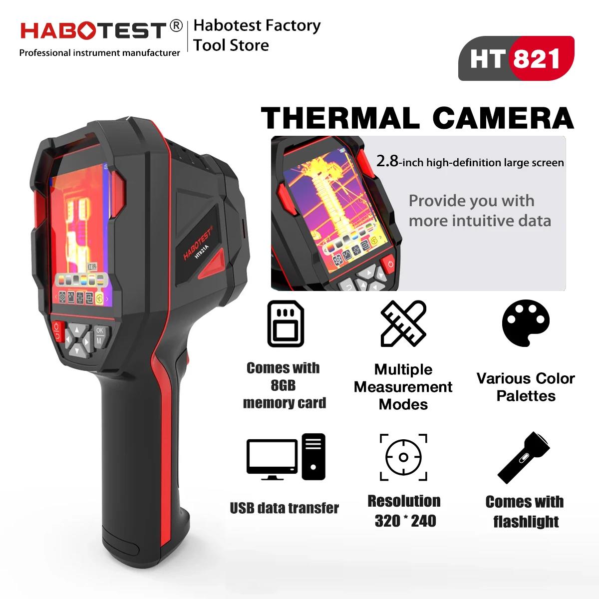 Nf 521 Thermal Imaging Camera - Cámara térmica HABOTEST HT821A, 96x96 píxeles,