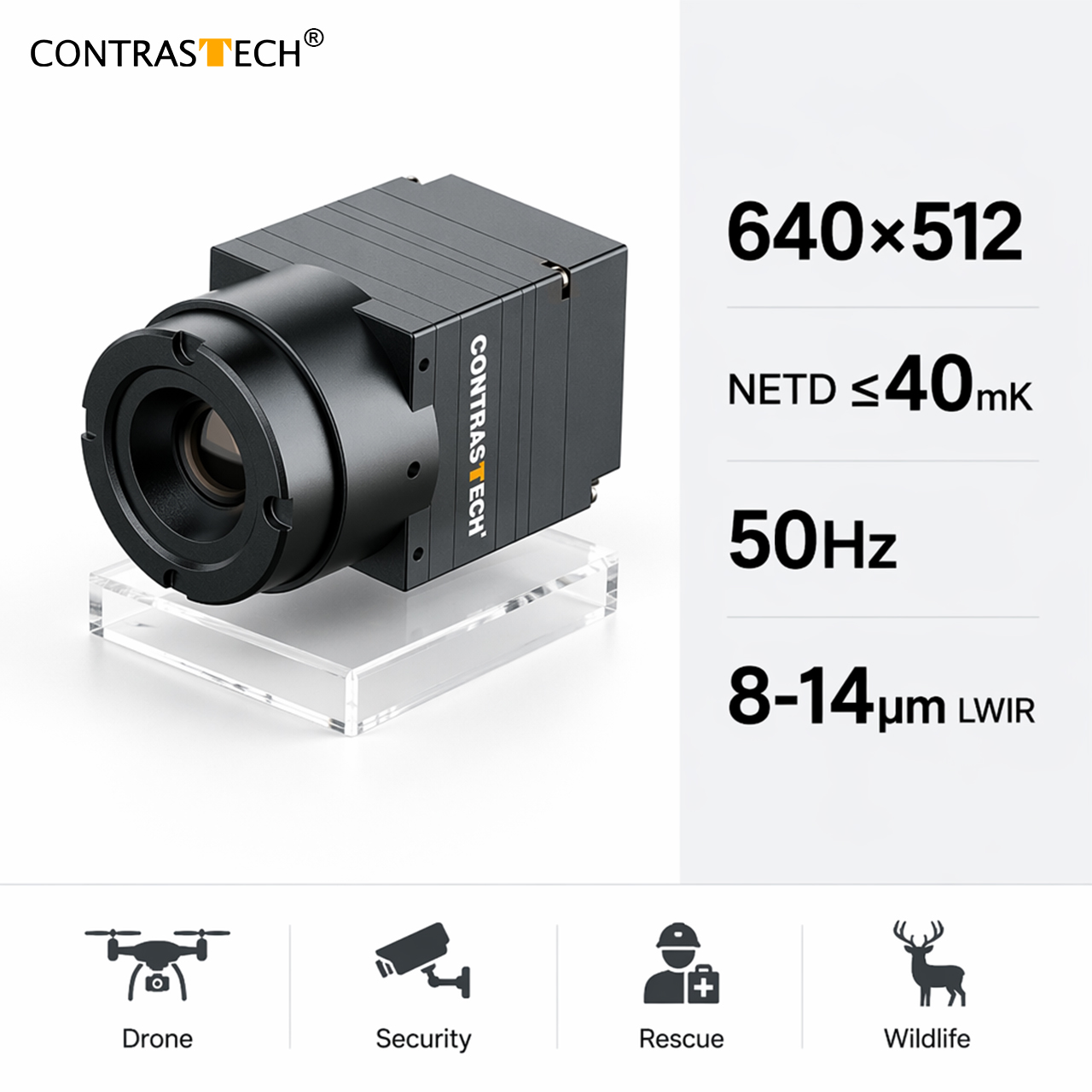 Thermal Module 640X512 Core - Módulo de Cámara Térmica 640x512 con