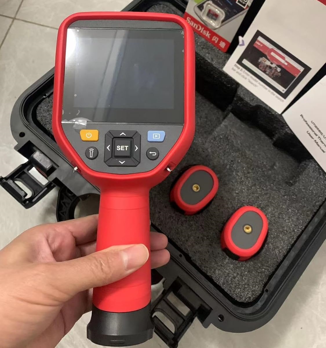 Thermal Camera Type C 384X288 - Cámara Termográfica Profesional UNI-T UTi384G, Imagen