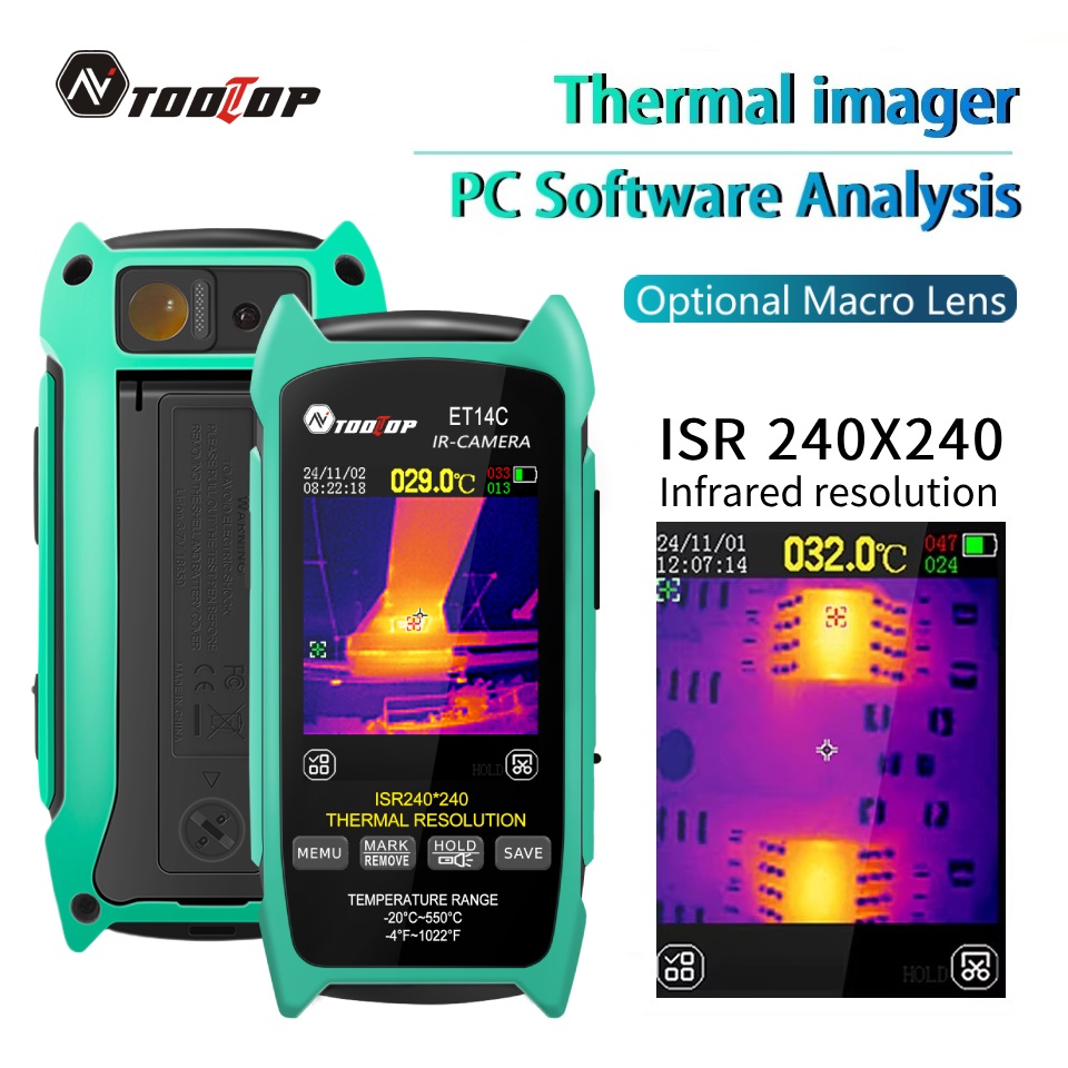 Nf 521 Thermal Imaging Camera - TOOLTOP ET14C cámara termográfica de 2,8